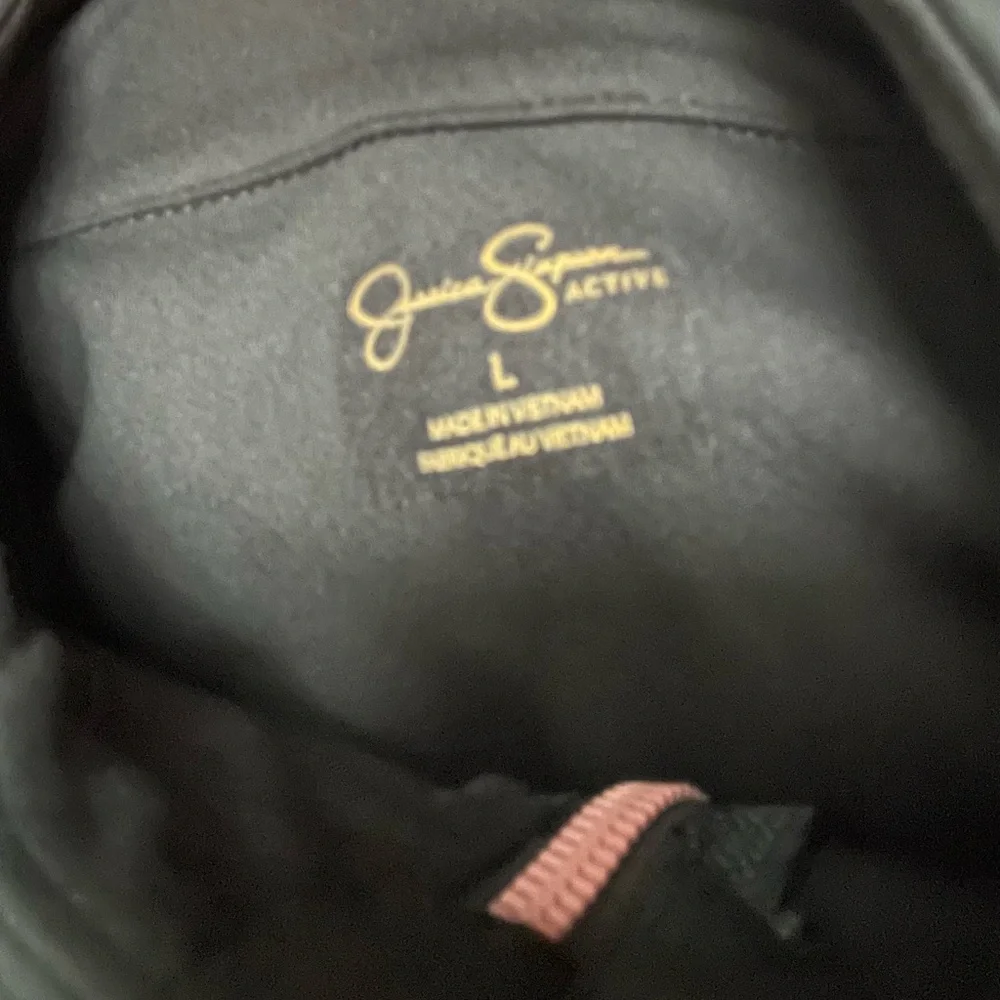 NWT Jessica Simpson black zip up size L - Picture 2 of 3